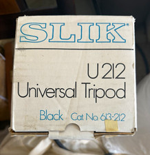 Vintage SLIK U212 Universal Tripod 613-212 Made Japan NOS Unused Original Box
