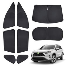 T TGBROS Windshield Sun Shade for Toyota RAV4 2019-2024 2025 Car Window Shade...
