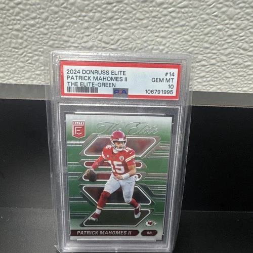 2024 Panini Donruss Elite - The Elite Patrick Mahomes II #14 Green PSA 10 💎💎