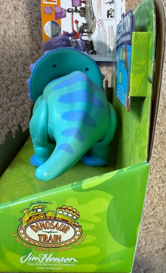 Dinosaur Train Inter Action Tank Triceratops - 50 Dino Sounds & Phrases, new - Image 4 of 4