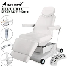 White Electric Facial Beauty Bed Massage Table Medical Dental Beauty Treatment