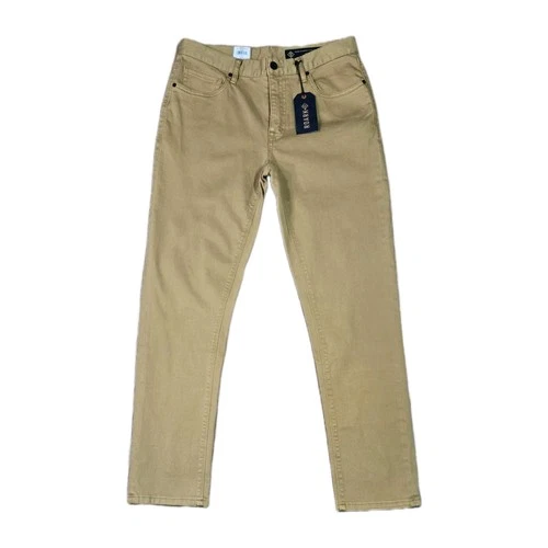 Roark HWY 133 Slim Fit 5-Pocket Pants Golden Tan 33x32 RD199