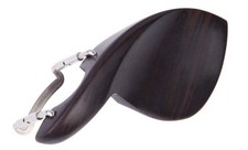 Violin Ebony Chin Rest with Standard Bracket for 3/4 Violin - Center Mount