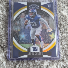 Panini Honors Gold Serial Numbered Rookie Abdul Carter Giants #52 2025 /10