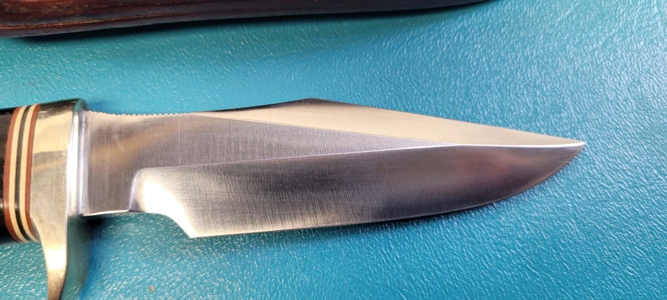 Cuchillo de trucha y pájaro Randall modelo 8 "S" + funda 8-4 Micarta Paracord TR373 Foto 4 de 4