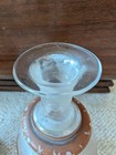 Antique/Vintage Bristol Glass Enameled decanters set of 2 9 1/2" — photo 10