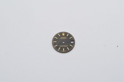 ROLEX ZIFFERBLATT DIAL DATEJUST 36 HERREN VINTAGE SCHWARZ 1600