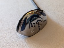 Ping G5 Hybrid 22° Left-Hand TFC 100H Graphite Soft Regular Flex Used Golf Club