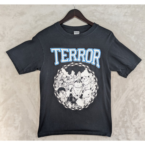 Vintage Y2K Terror Hardcore Band Tee Anvil Men's S LA Dodgers Grunge Metalcore