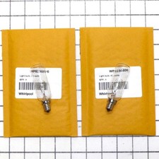 WP8190806 Range Vent Hood Light Bulb 40W PACK OF 2