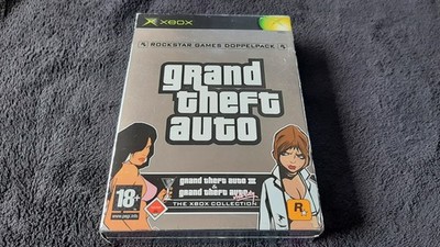MICROSOFT XBOX CLASSIC Grand Theft Auto Doppelpack Komplett mit Anleitung CIB