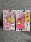 Vintage Totsy Flair Boutique Duo Fashion 2 Outfit Barbie Sandi Ms Flair Set 2