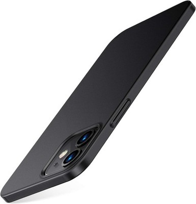 TORRAS iPhone 12 Hülle Ultra Dünn Slim Case Schwarz Unzerbrechlicher Rundum
