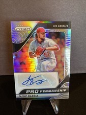 2020 Panini Prizm-Jaime Harris PP-JB-Pro Penmanship Silver Prizm Auto
