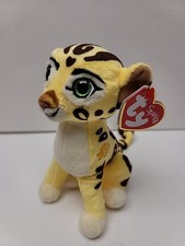 Ty Beanie Baby Fuli The Cheetah Lion Guard 7" Plush New with tags