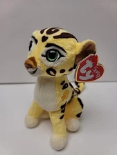 Ty Beanie Baby Fuli  The Cheetah Lion Guard 7" Plush New with tags