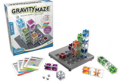 ThinkFun Gravity Maze - Logikspiel aus fallender Marmor für Kinder