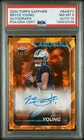 2024 TOPPS CHROME SAPPHIRE AUTO #BABYO BRYCE YOUNG 11/25 PSA 8 AUTO 10