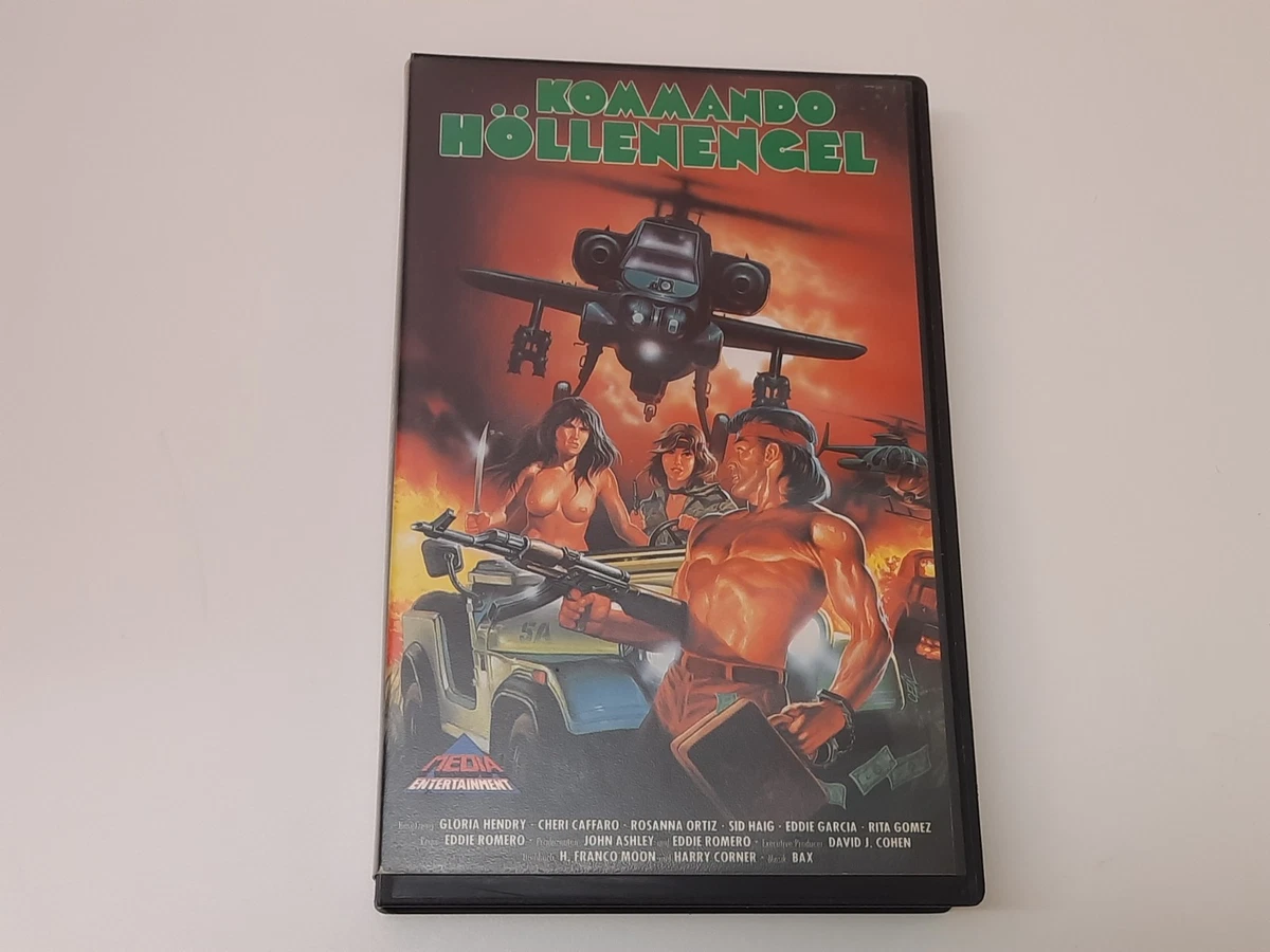 Kommando Höllenengel 1974 Uncut VHS German PAL Video Großbox Savage Sisters