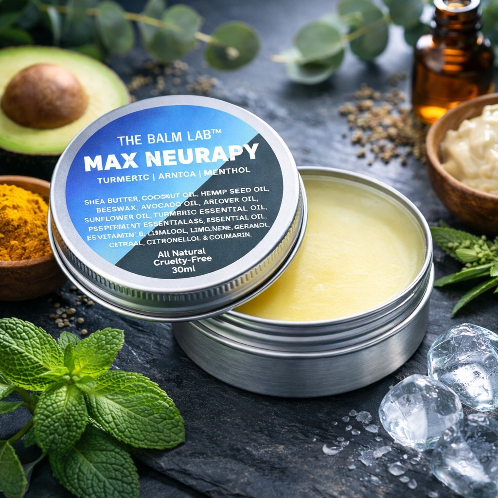 Crema para aliviar el dolor crónico bálsamo nervioso natural para dolores hormigueo ardor ciática