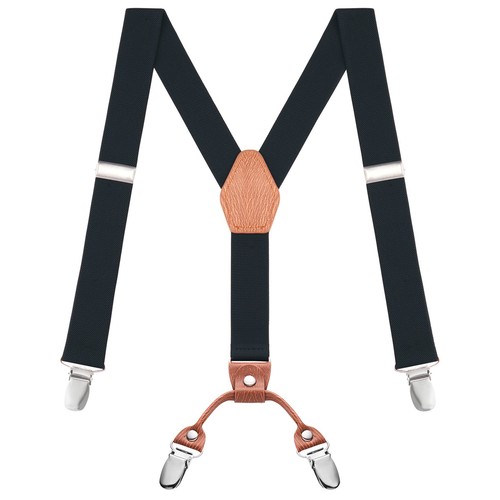 Buyless Fashion Adjustable Suspenders Kids - 26" Elastic Straps 1" - Y Back - Picture 64 of 91