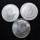 US Coins 90% Silver Half Dollar Face Value Various Years Lot Of 3 Low Reserve