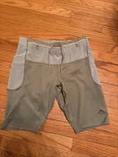 Nike DRI-FIT ADV Trail Run Lava Loop Lined Half Tights Green Large L HJ4170-320