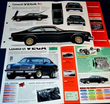 1975 Chevy Cosworth Vega Specs Info Original Poster Brochure Print 75