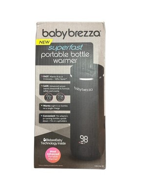 NEW Baby Brezza Superfast Portable Bottle Warmer with Safe Heating Technology