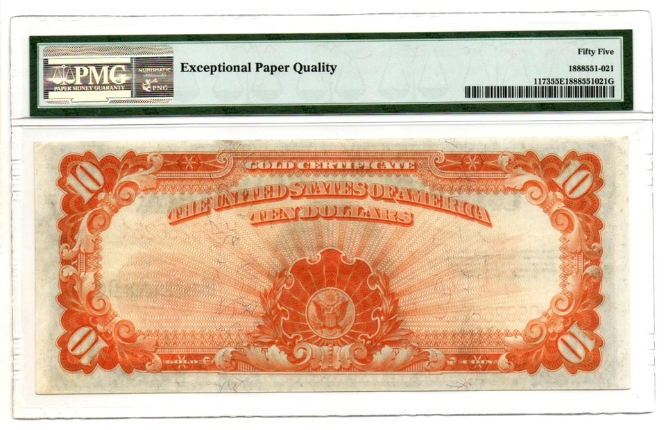 Fr. 1173 1922 Gold Certificate PMG About Uncirculated 55 EPQ - Image 2 of 2