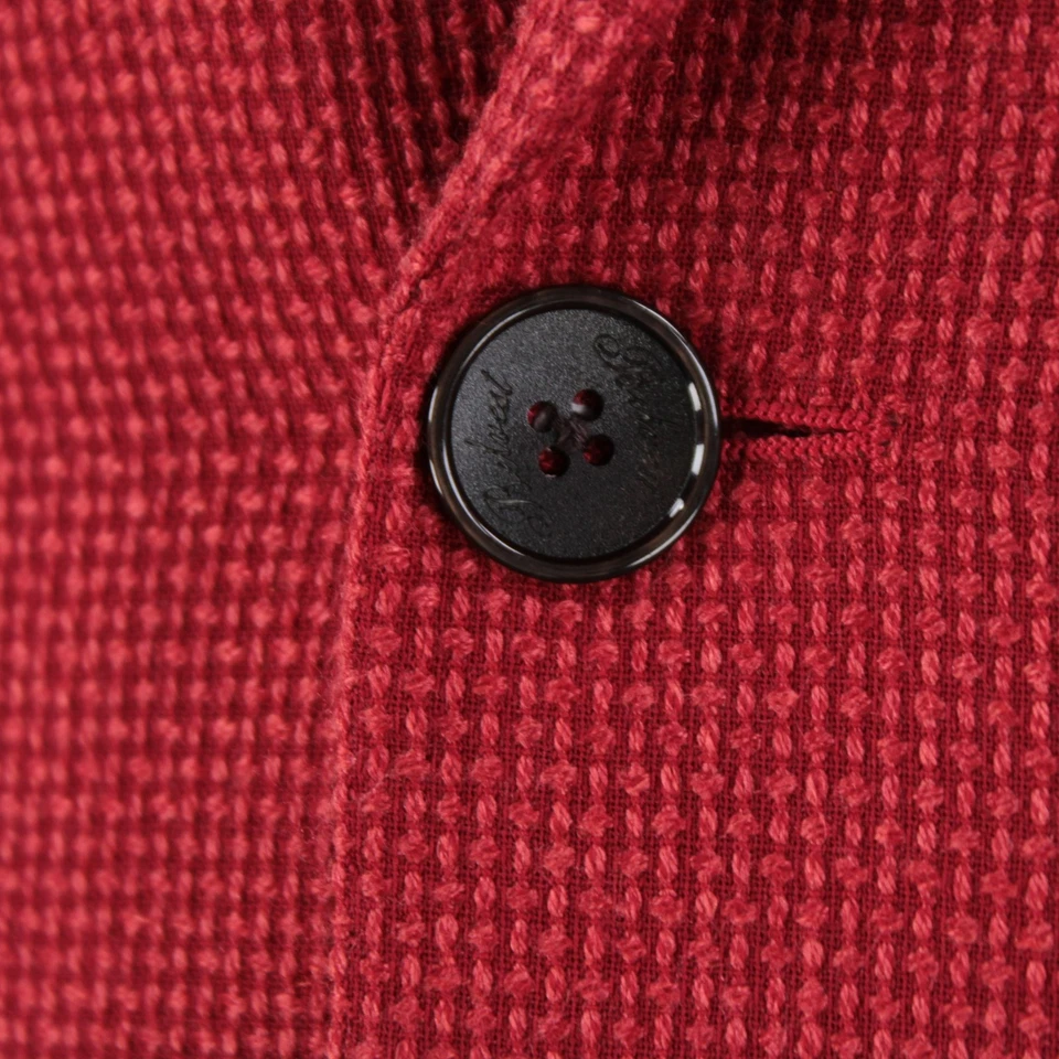 Belvest NWT Wool Blend Double Breasted Sport Coat Size 50R (40R US) In Red - Image 2 of 4