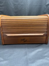 MCM Solid Teak Tambor Sliding Door W/Handle Office Organizer Eppco Enterprises