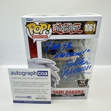 Ted Lewis AUTOGRAPH Yu-Gi-Oh - Yami Bakura Signed Funko Pop ACOA
