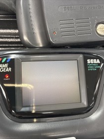 SEGA Game Gear Console with Games and Accessories - Tested and Working