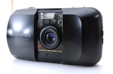 Near MINT Olympus mju Black AF 35mm Point Shoot FilmCamera From JAPAN 8752