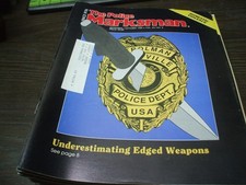 THE POLICE MARKSMAN Gun Magazine - September/October 1989