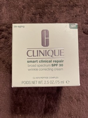 Clinique Smart Clinical Repair Wrinkle Correcting Cream SPF 30 - 2.5oz/75Ml ,NEW