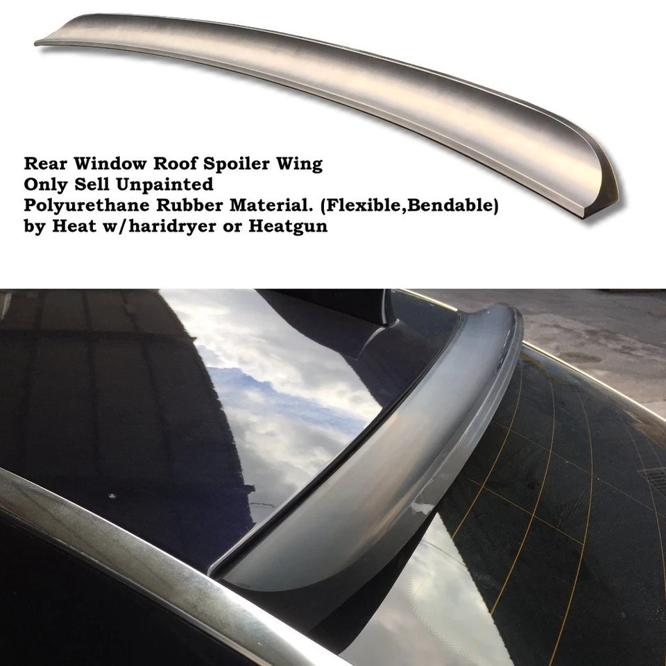 Alerón de techo de ventana trasera tipo 380G para Chrysler Sebring JS sedán 2007~10 Foto 3 de 4