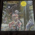 Iron Maiden Somewhere In Time Ltd ed yellow vinyl +3D future past tour print.
