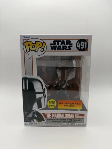 Funko Pop the Mandalorian Dark Saber #491 GITD Exclusive