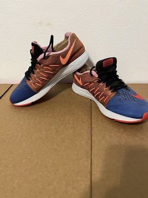 Nike Air Zoom Pegasus 32 Blue Orange Pink 718588-400 Mesh Running Sneakers