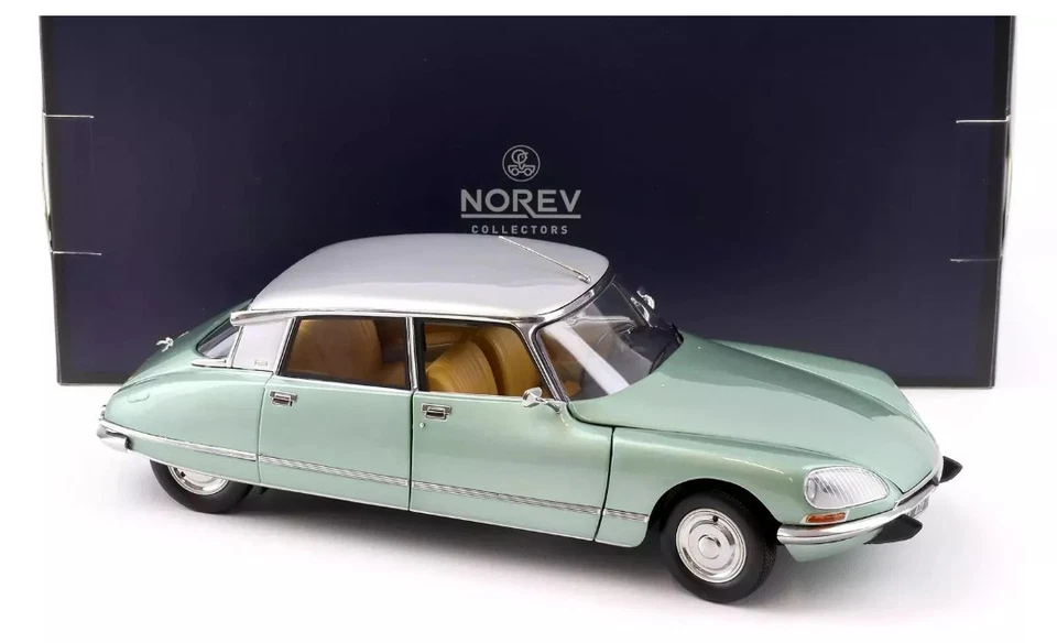 Citroen DS 23 Pallas 1972 Green Metallic Norev 1:18 Nuovo Limited 400pz 181724 - Immagine 2 di 4