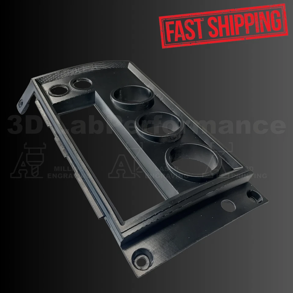 Chevrolet Blazer S10 Radio Dash Trim Bezel with Triple Gauge - Image 2 of 4