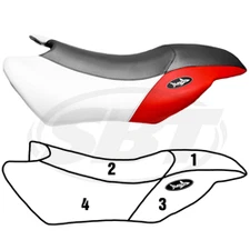  Custom Yamaha 2003-08 GP1300R 03-04 GP800R Seat cover Blacktip  GP 800 1300