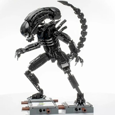 600-teiliges Alien Xenomorph Maßstab 1:5 Modell Bausteine Set