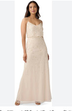 Adrianna papell 3D beaded floral dress NWT size 12