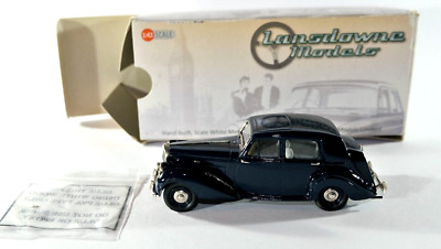 Lansdowne Models 64a 1951 Bentley MK VI 4-Door Saloon | Diecast Car Blue.