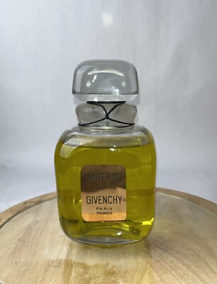 Vintage L'Interdit Givenchy Factice Display Large Glass Perfume Bottle