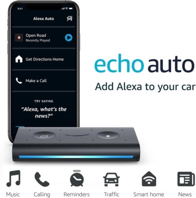 AMAZON ECHO AUTO (1st gen) - Hands-free Alexa in your car with your phone NIB