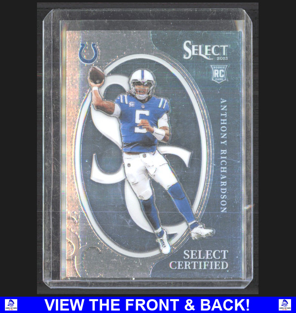 Anthony Richardson 2023 Panini Select Certified Insert RC IND Colts CROARI